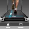 imageGoplus 2 in 1 Folding Treadmill 225HP Superfit Under Desk Electric Treadmill InstallationFree with Remote Control APP Control and LED Display Walking Jogging for Home OfficeSilver