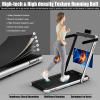 imageGoplus 2 in 1 Folding Treadmill 225HP Superfit Under Desk Electric Treadmill InstallationFree with Remote Control APP Control and LED Display Walking Jogging for Home OfficeSilver