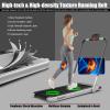 imageGoplus 2 in 1 Folding Treadmill 225HP Under Desk Electric Superfit Treadmill InstallationFree with APP Control Remote Control Bluetooth Speaker LED Display Walking for HomeSilver