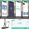 imageGoplus 2 in 1 Folding Treadmill 225HP Under Desk Electric Superfit Treadmill InstallationFree with APP Control Remote Control Bluetooth Speaker LED Display Walking for HomeDark Green