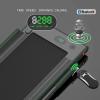 imageGoplus 2 in 1 Folding Treadmill 225HP Under Desk Electric Superfit Treadmill InstallationFree with APP Control Remote Control Bluetooth Speaker LED Display Walking for HomeDark Green