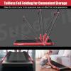 imageGoplus 2 in 1 Folding Treadmill 225HP Under Desk Electric Superfit Treadmill InstallationFree with APP Control Remote Control Bluetooth Speaker LED Display Walking for HomeRed