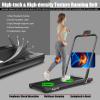imageGoplus 2 in 1 Folding Treadmill 225HP Under Desk Electric Superfit Treadmill InstallationFree with APP Control Remote Control Bluetooth Speaker LED Display Walking for HomeBlack