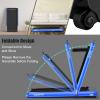 imageGoplus 2 in 1 Folding Treadmill 475HP Superfit Under Desk Electric Treadmill with APP Control LED Touch Screen Blue Tooth Speaker Remote Control Walking Jogging for Home OfficeBlue