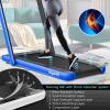 imageGoplus 2 in 1 Folding Treadmill with Dual Display 225HP Superfit Under Desk Electric Pad Treadmill InstallationFree Blue Tooth Speaker APP Control Remote Control Walking Jogging for HomeBlue