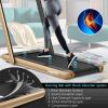 imageGoplus 2 in 1 Folding Treadmill with Dual Display 225HP Superfit Under Desk Electric Pad Treadmill InstallationFree Blue Tooth Speaker APP Control Remote Control Walking Jogging for HomeChampagne
