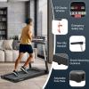 imageGoplus 225HP Folding Treadmill Compact Superfit Treadmill with LED Display and APP Control Portable Walking Jogging Running Machine for Home Apartment Office Black