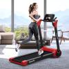 imageGoplus 225HP Folding Treadmill Electric Superfit Treadmill WLED Display APP Control Blue Tooth Speaker and Device Holder Compact Jogging Walking Running Machine for Home ampamp OfficeRed