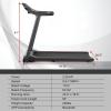 imageGoplus 225HP Folding Treadmill Portable Electric Superfit Treadmill WAPP Control 12 Preset Programs Blue Tooth Speaker LED Display Walking Running Machine for Home OfficeRed