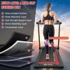 imageGoplus 225HP Folding Treadmill Portable Electric Superfit Treadmill WAPP Control 12 Preset Programs Blue Tooth Speaker LED Display Walking Running Machine for Home OfficeRed