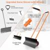 imageGoplus 30 in Snow Shovel for Driveway with Wheels Snow Plow Shovel Rolling wErgonomic Adjustable Height for Snow Removal Clear Snow Pusher for Garden Pavement