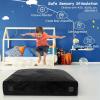 imageGoplus Crash Pad 57quotx57quot 47quotx355quot 475x475ft 4x3ft Sensory Mat with Foam Blocks and Washable Velvet Cover for Kids and Adults Play Therapy Jump Relax57x57 Black
