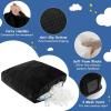 imageGoplus Crash Pad 57quotx57quot 47quotx355quot 475x475ft 4x3ft Sensory Mat with Foam Blocks and Washable Velvet Cover for Kids and Adults Play Therapy Jump Relax57x57 Black