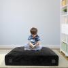 imageGoplus Crash Pad 57quotx57quot 47quotx355quot 475x475ft 4x3ft Sensory Mat with Foam Blocks and Washable Velvet Cover for Kids and Adults Play Therapy Jump Relax57x57 Black