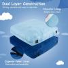 imageGoplus Crash Pad 57quotx57quot 47quotx355quot 475x475ft 4x3ft Sensory Mat with Foam Blocks and Washable Velvet Cover for Kids and Adults Play Therapy Jump Relax57x57 Blue