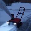 imageGoplus Electric Snow Blower 3190 RPM 20W Corded Snow Thrower w 15 AMP Motor 180 Rotating ampamp 30 FT Throwing Chute Dual LED Lights HDPE WearResistant Wheels Snow Removal for Driveway BlueRed