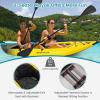 imageGoplus Inflatable Kayak 2Person Kayak Set for Adults with 507 LBS Weight Capacity 2 Aluminium Oars EVA Padded Seat 2 Fins Hand Pump Carry Bag Repair Kit Portable Touring KayaksYellow