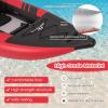 imageGoplus Inflatable Kayak 2Person Kayak Set for Adults with 507 LBS Weight Capacity 2 Aluminium Oars EVA Padded Seat 2 Fins Hand Pump Carry Bag Repair Kit Portable Touring KayaksRed