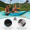 imageGoplus Inflatable Kayak 2Person Kayak Set for Adults with 507 LBS Weight Capacity 2 Aluminium Oars EVA Padded Seat 2 Fins Hand Pump Carry Bag Repair Kit Portable Touring KayaksBlueGreen