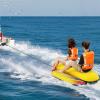 imageGoplus Inflatable Towable Tubes for Boating 1213 Rider Hot Dog Tube for Boat to Pull Water Sports Banana Boat with EVAPadded Seats for Towing Rider12 Riders