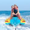 imageGoplus Inflatable Towable Tubes for Boating 1213 Rider Hot Dog Tube for Boat to Pull Water Sports Banana Boat with EVAPadded Seats for Towing Rider13 Riders