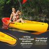 imageGoplus SitonTop Kayak 102ft Portable Recreational Kayak WDetachable Aluminum Paddle Backrest Bungee Storage 0ne Person Touring Drifting Fishing Kayaks Boat for Adults Lake River Sea