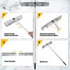 imageGoplus Snow Roof Rake 25Inch Blade 20 FT Extension Snow Shovel for Snow Removal wWheels AntiSlip Handle Ideal for Roof Car Heavy Duty Aluminum