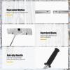 imageGoplus Snow Roof Rake 25Inch Blade 20 FT Extension Snow Shovel for Snow Removal wWheels AntiSlip Handle Ideal for Roof Car Heavy Duty Aluminum