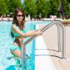 imageGoplus Swimming Pool Ladder 3Step InGround Stainless Steel Step for IndoorOutdoor Pool Heavy Duty NonSlip Ladder Easy Assembly