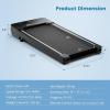 imageGoplus Under Desk Treadmill Electric Treadmill Walking Pad with Touchable LED Display and Wireless Remote Control Builtin 3 Workout Modes and 12 Programs Running Jogging for Home Office