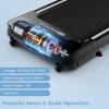 imageGoplus Under Desk Treadmill Electric Treadmill Walking Pad with Touchable LED Display and Wireless Remote Control Builtin 3 Workout Modes and 12 Programs Running Jogging for Home Office