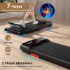 imageGoplus Walking Pad 25HP 340LBS Capacity Under Desk Treadmill with Remote Control APPEnabled and LED Display Portable Treadmills for Home Small Office Installation Free