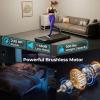 imageGoplus Walking Pad 300 LBS Capacity Under Desk Treadmill with Remote ampamp APP Control and LED Display Portable Treadmills for Home Small Office