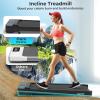 imageGoplus Walking Pad 300 LBS Capacity Under Desk Treadmill with Remote ampamp APP Control and LED Display Portable Treadmills for Home Small Office