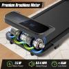 imageGoplus Walking Pad Under Desk Treadmill with Remote Control ampamp LED Display 3 Countdown Modes 064 MPH Jogging Machine Portable Treadmills for Home Small Office No Assembly