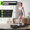 imageGoplus Walking Pad Under Desk Treadmill with Remote Control ampamp LED Display 3 Countdown Modes 064 MPH Jogging Machine Portable Treadmills for Home Small Office No Assembly