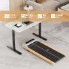 imageGoplus Walking Pad Wooden Under Desk Treadmill for Home and Office Portable Walking Pad Treadmill Under Desk with Remote Control 15 Preset Programs LED Display InstallationFree