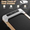 imageGoplus Walking Pad Wooden Under Desk Treadmill for Home and Office Portable Walking Pad Treadmill Under Desk with Remote Control 15 Preset Programs LED Display InstallationFree