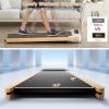 imageGoplus Walking Pad Wooden Under Desk Treadmill for Home and Office Portable Walking Pad Treadmill Under Desk with Remote Control 15 Preset Programs LED Display InstallationFree
