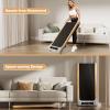 imageGoplus Walking Pad Wooden Under Desk Treadmill for Home and Office Portable Walking Pad Treadmill Under Desk with Remote Control 15 Preset Programs LED Display InstallationFree