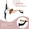 imageGoplus Wall Mounted Ballet Barre 4 FT Solid Beech Wood Ballet Bar with Mounting Hardware Traditional Single Dance Bar for Home Workout Yoga Stretching Ballet Poses 15 inch Dia
