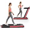 imageGoplus 2 in 1 Folding Electric Treadmill 225HP Superfit Under Desk InstallationFree with Blue Tooth Speaker Remote Control APP Control and LED Display Walking Jogging for Home Office