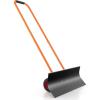 imageGoplus 30 in Snow Shovel for Driveway with Wheels Snow Plow Shovel Rolling wErgonomic Adjustable Height for Snow Removal Clear Snow Pusher for Garden Pavement