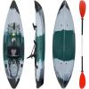 imageGoplus SitonTop Fishing Kayaks for Adults 97 FT One Person Recreational Touring Kayak WAluminum Paddle 4 Fishing Rod Holders Padded Seat Lightweight Kayak for Lake River Ocean