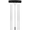 imageGoplus Snow Roof Rake 4820FT Extendable Aluminum Snow Removal Tool w 25inch Wide Blade ampamp 5Section Easy Snapon Tubes Ideal for Clearing Trucks Trailers RV and Rooftops