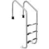 imageGoplus Swimming Pool Ladder 3Step InGround Stainless Steel Step for IndoorOutdoor Pool Heavy Duty NonSlip Ladder Easy Assembly