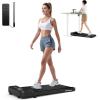 imageGoplus Walking Pad Under Desk Treadmill with Remote Control ampamp LED Display 3 Countdown Modes 064 MPH Jogging Machine Portable Treadmills for Home Small Office No Assembly