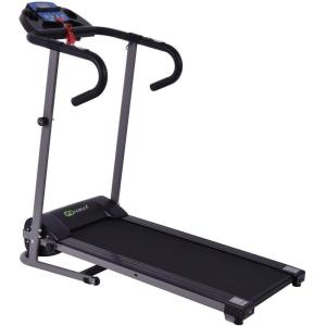 imageGoplus 1100W Folding Treadmill Electric Motorized Power Fitness Running Machine wSupportBlackGrey