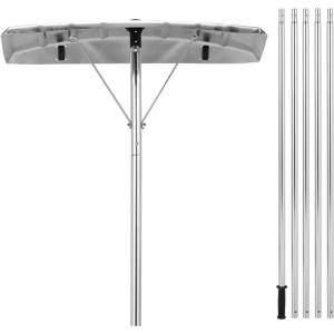 imageGoplus Snow Roof Rake 25Inch Blade 20 FT Extension Snow Shovel for Snow Removal wWheels AntiSlip Handle Ideal for Roof Car Heavy Duty Aluminum