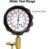 imageGoplus 0140PSI Fuel Injection Pressure Tester Kit Professional Pressure Gauge Test Set wConvenient Case for Trucks Cars ATVs 10 Bar